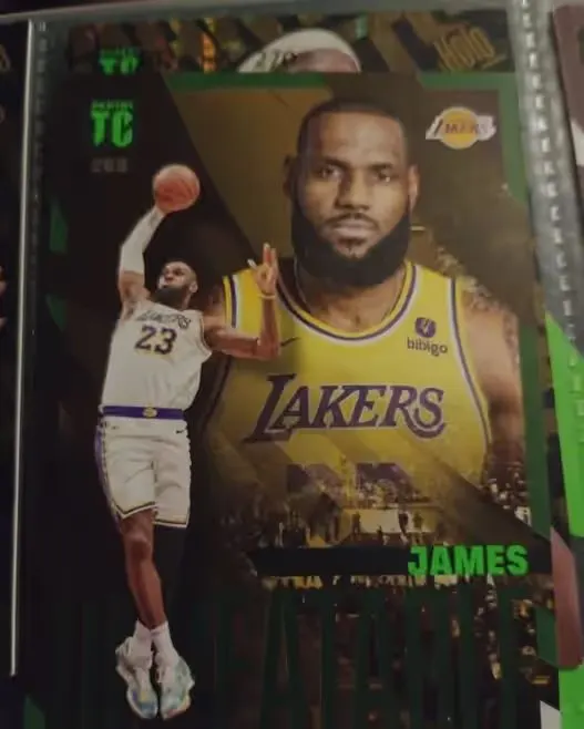 Karta panini NBA LeBron James — praca twórcy Adrian K. na Freshwall Marketplace
