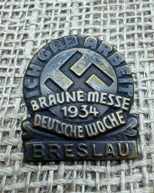 odznaka Breslau 1934 original ww2 — praca twórcy breslaumilitaria na Freshwall Marketplace
