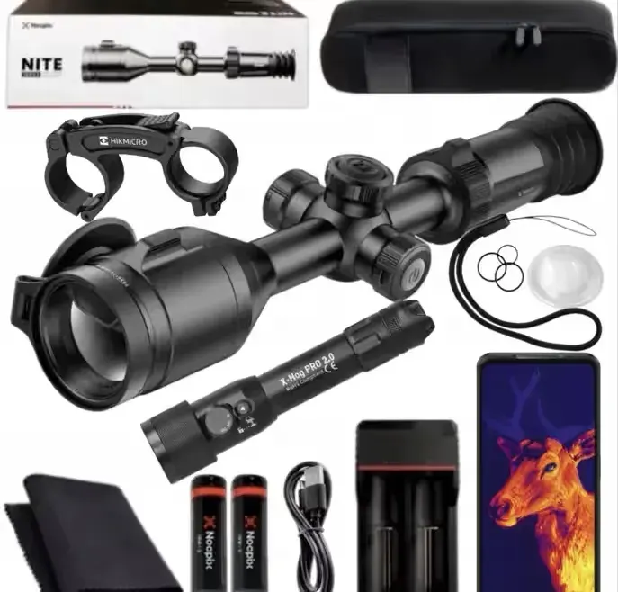 Luneta noktowizyjna Nocpix NITE D70R + Iluminator X-Hog Pro 4W1 lub wersja bez ilumiatora — praca twórcy DS Tactical Poland na Freshwall Marketplace