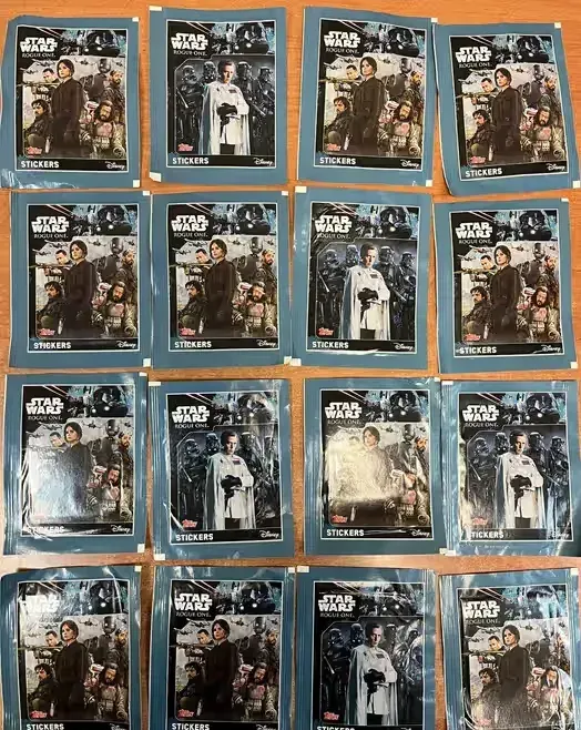 Naklejki Stickersy Karty Star Wars Rogue One topps — praca twórcy Andrzej na Freshwall Marketplace