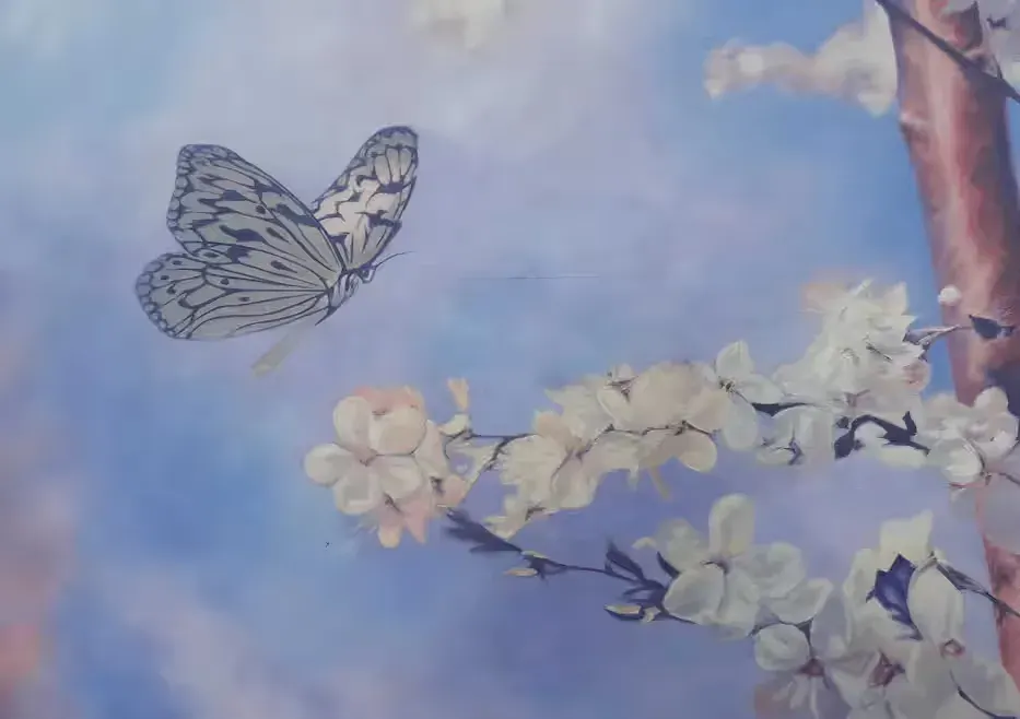 Obraz Olejny Motyl 110 x 90 — praca twórcy Marek na Freshwall Marketplace