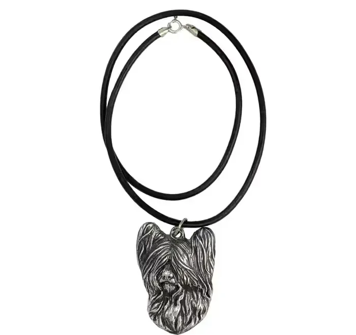 Skye Terrier naszyjnik posrebrzany Art-Dog — praca twórcy Krzysztof Liszka na Freshwall Marketplace