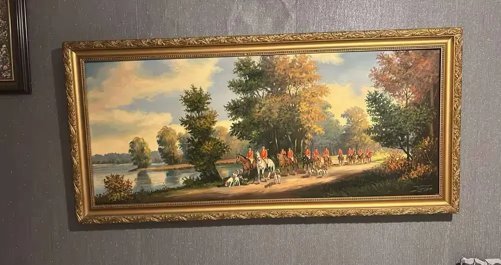 Sprzedam obraz polowanie znanego rosyjskiego malarza — praca twórcy Weronika na Freshwall Marketplace