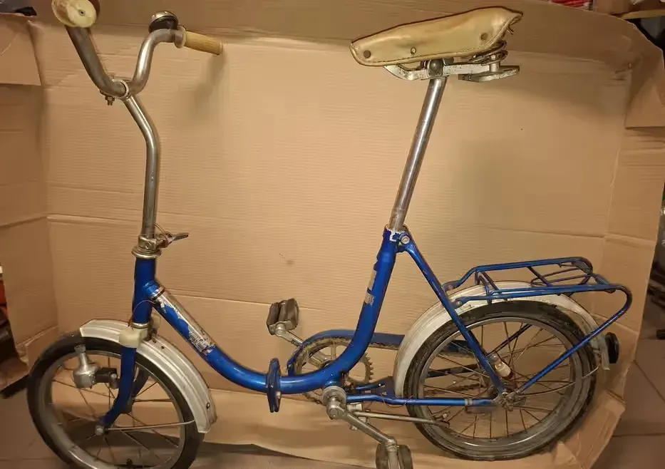 Sprzedam rower skladak pelikan 1984r prl 100% oryginal kolekcjonerski — praca twórcy pelikan na Freshwall Marketplace