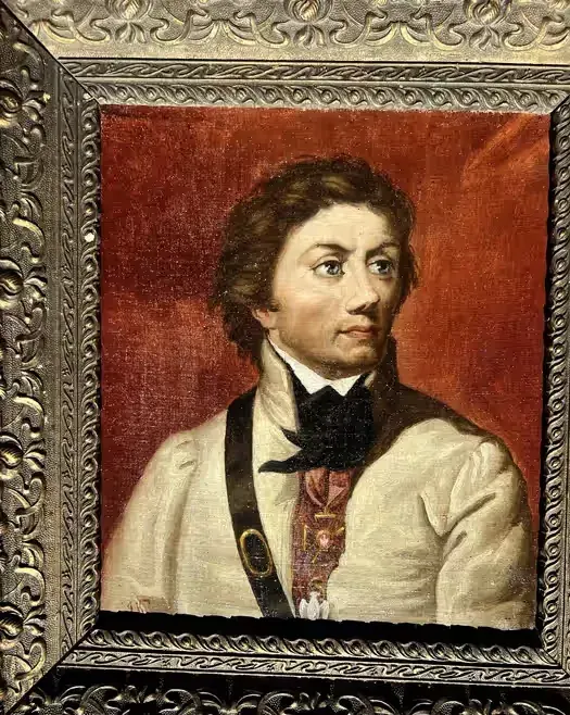 Stary obraz TADEUSZ KOŚCIUSZKO, Antyk, XIX wiek, polskie malarstwo — praca twórcy Joanna na Freshwall Marketplace