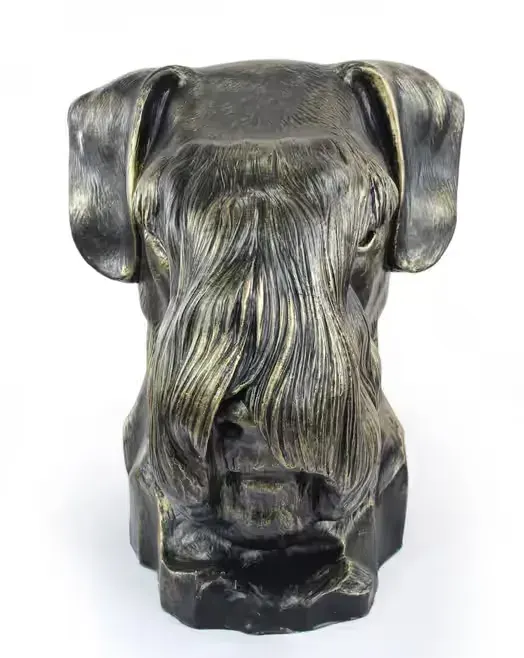 Sznaucer, Schnauzer I urna z żywicy Art-Dog — praca twórcy Krzysztof Liszka na Freshwall Marketplace
