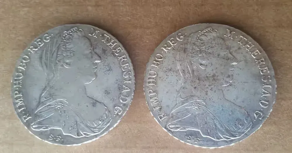 Talar Maria Teresa 1780 Srebro - 2 sztuki — praca twórcy Adam na Freshwall Marketplace