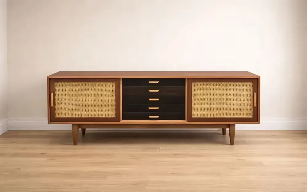 Duńska szafka / kredens / komoda / sideboard klasyczny tekowy — praca twórcy Mateusz na Freshwall Marketplace