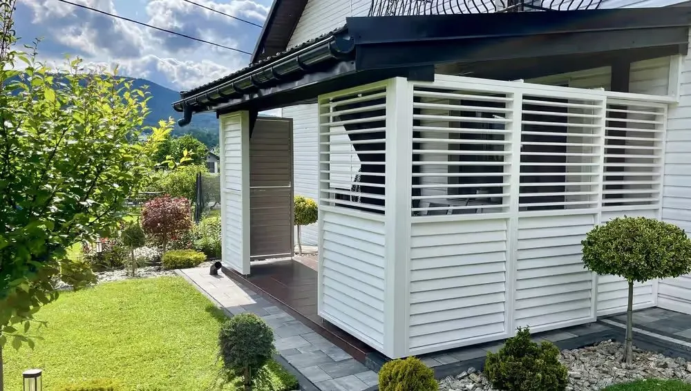 Rolety, żaluzje tarasowe, drewniane, regulowane, ruchome PORDUCENT — praca twórcy SLAVDREW na Freshwall Marketplace