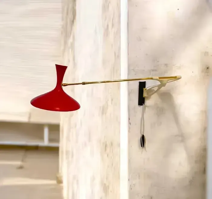 Lampa Diabolo, G. Cosack, 170 cm, lata 50, klasyk design — praca twórcy Robert na Freshwall Marketplace