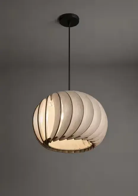 Lampa drewniana sufitowa LED — praca twórcy Jarosław na Freshwall Marketplace