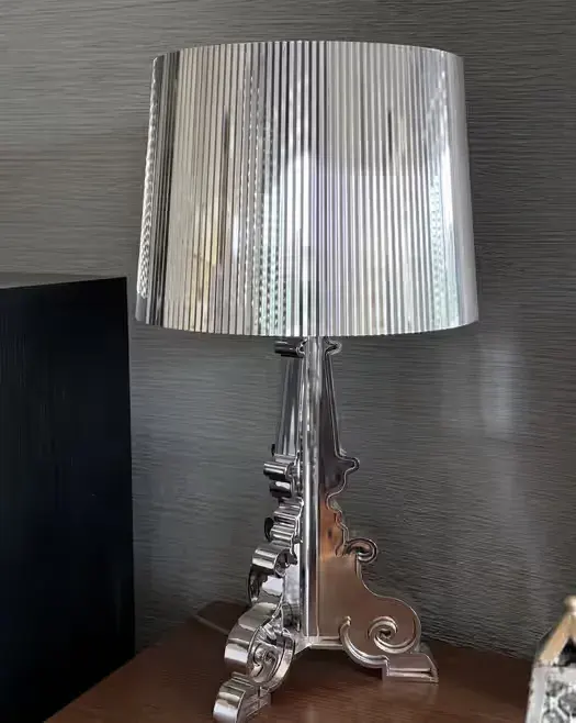 Lampa Kartell Bourgie srebrna 2 sztuki oryginalne — praca twórcy Agnieszka na Freshwall Marketplace