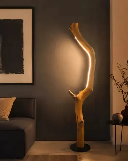 Lampa LED artystyczna / designerska – unikat, rękodzieło — praca twórcy Marcin na Freshwall Marketplace