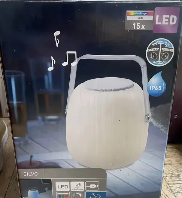 Lampa LED głośnik SILVO — praca twórcy Dawid na Freshwall Marketplace