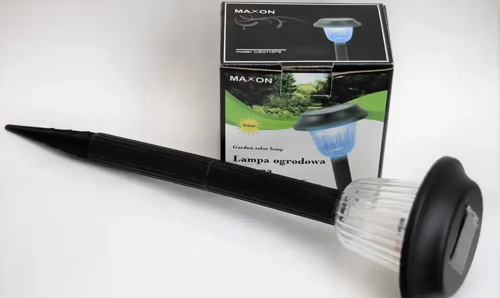 Lampa ogrodowa solarna Maxon CIE0115P9 2 szt 39 cm — praca twórcy Galeria_Vintage na Freshwall Marketplace