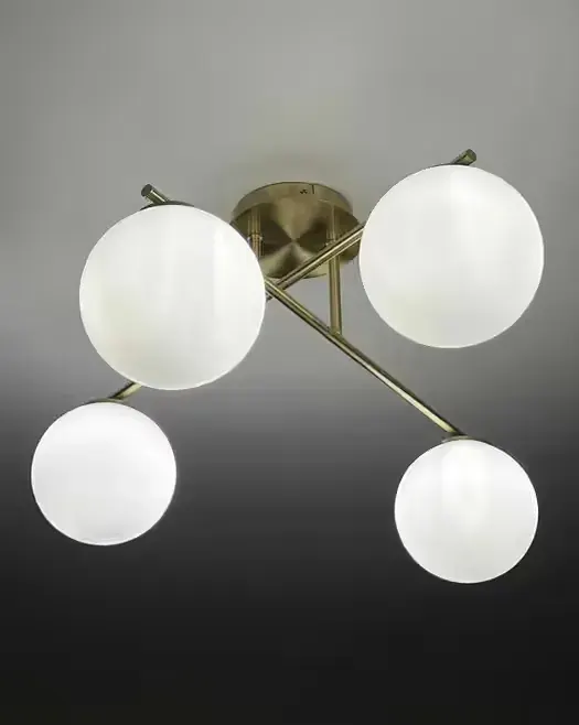 Lampa sufitowa + kinkiet ze szkła opalowego WESTWING collection — praca twórcy Aneta na Freshwall Marketplace