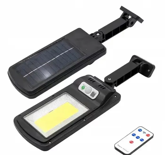 Lampa uliczna latarnia solarna 120 led z pilotem czujnik ruchu zmierzc — praca twórcy sprzedająca na Freshwall Marketplace