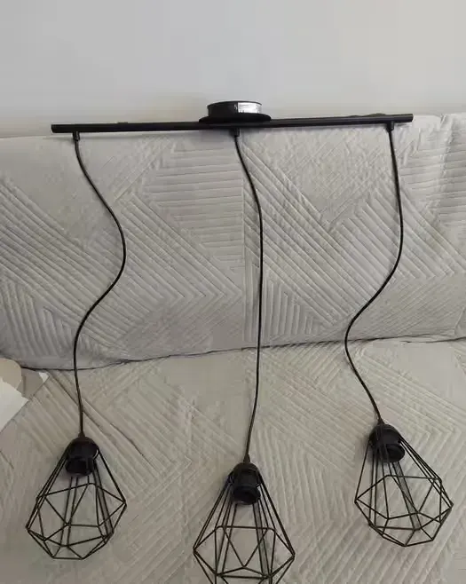 Lampa wisząca GoodHome Smertrio 3-punktowa E27 czarna — praca twórcy Grzegorz na Freshwall Marketplace