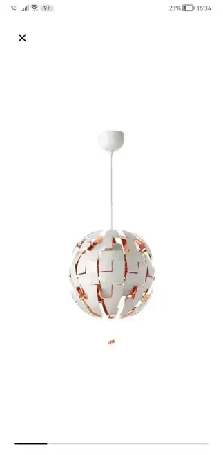 Lampa wisząca Ikea rozkładana — praca twórcy Magda na Freshwall Marketplace