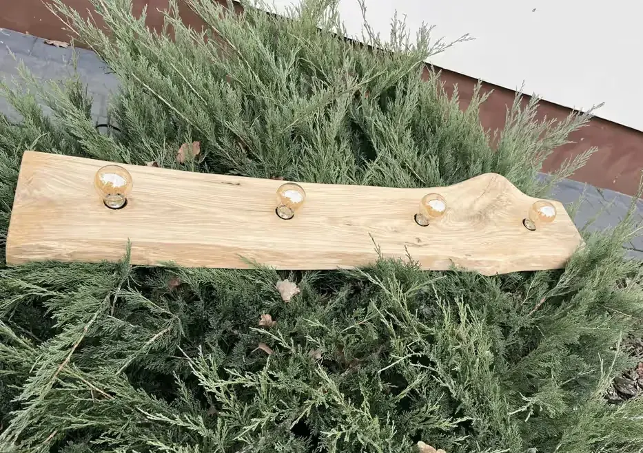 Lampa wisząca loft – jesion monolit 124 cm – rękodzieło — praca twórcy Marcin na Freshwall Marketplace