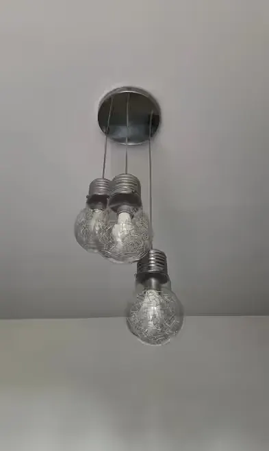 Lampa wisząca obudowa srebrna — praca twórcy michalina na Freshwall Marketplace