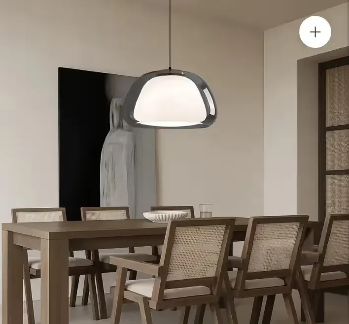 Lampa  wisząca sufitowa  JELLY  śr.40cm ciemne szkło NOWA — praca twórcy Mar na Freshwall Marketplace