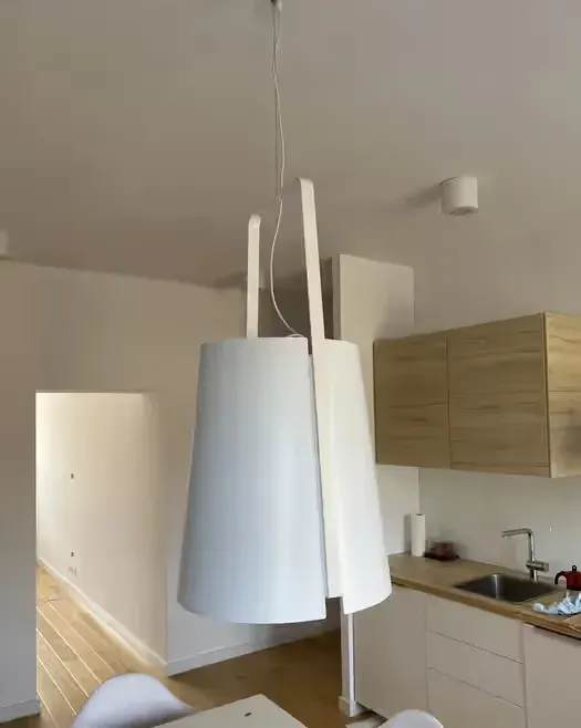 Lampa wisząca Tema Home „leaf White” L — praca twórcy Edyta na Freshwall Marketplace