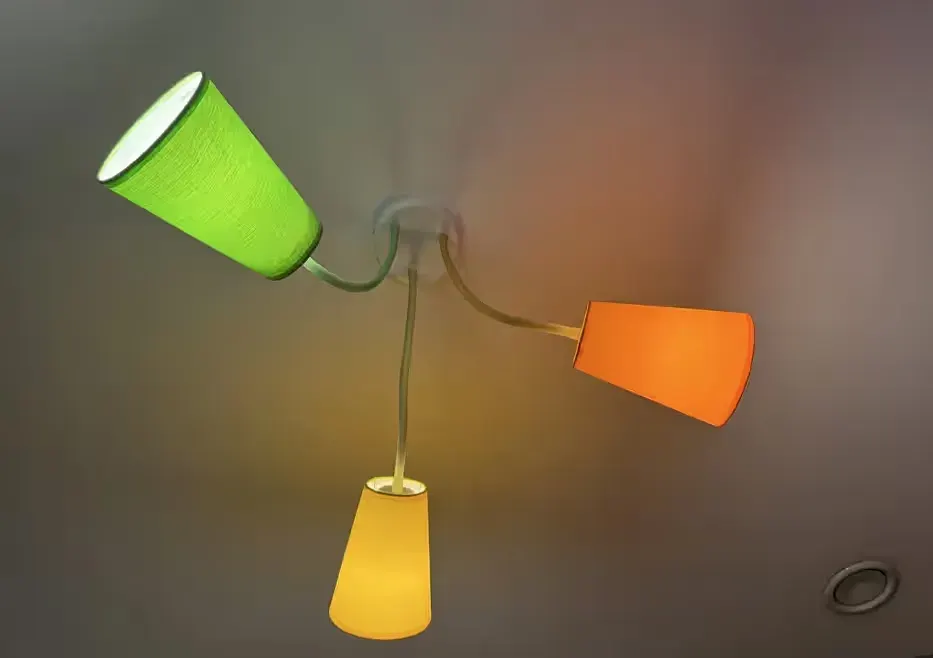 Lampa wisząca WIRE COLOUR 2106 do pokoju dziecięcego TK Lighting — praca twórcy Hubert na Freshwall Marketplace