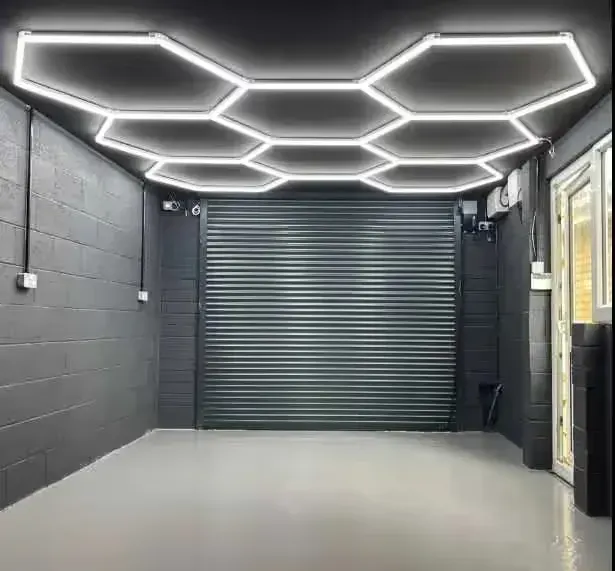 Lampy Hexagon LED 258x245cm Plaster Miodu Sześciokąt Domu Biura Salonu — praca twórcy ML-Moto na Freshwall Marketplace