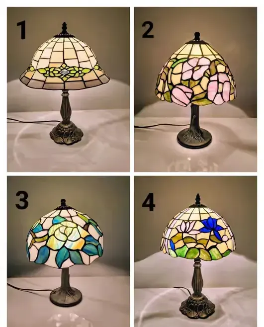 Lampy witrażowe stołowe nocne biurowe Tiffany — praca twórcy Arek na Freshwall Marketplace