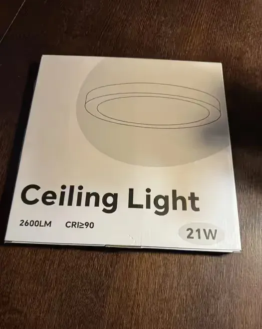 nowoczesna lampa sufitowa LED typu plafon.  Moc: 21W Strumień świetlny: 2600 lumenów — praca twórcy Dkm na Freshwall Marketplace
