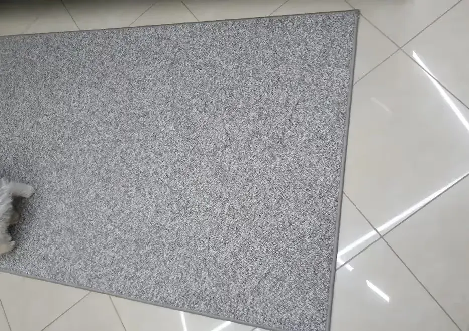 Nowy dywanik chodnik 150x100 supełkowy melanż beżowy obszyty bieżnik — praca twórcy Jakub na Freshwall Marketplace