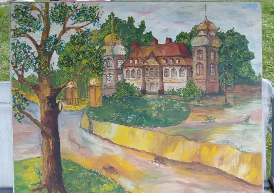 Obraz na płótnie ręcznie maliwany 100x80cm — praca twórcy Adam na Freshwall Marketplace