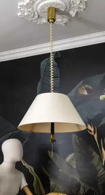Lampa sufitowa B+M mosiądz design modern 80s — praca twórcy Piotr na Freshwall Marketplace