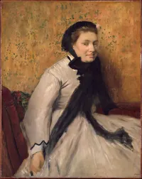 Portrait of a Woman in Gray — Edgar Degas — ujęcie 2