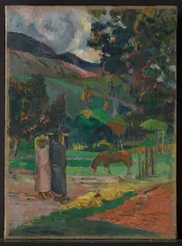 Tahitian Landscape — Paul Gauguin — ujęcie 2