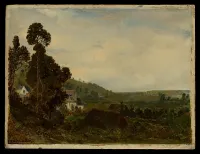 An Old Chapel in a Valley — Théodore Rousseau — ujęcie 2