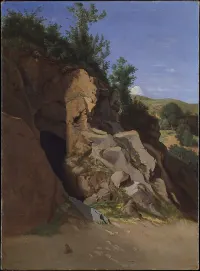 Landscape with a Cave — Théodore Caruelle d'Aligny — ujęcie 2