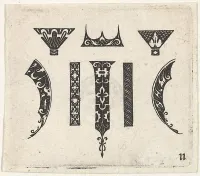Blackwork Print with Eight Motifs — Claes Jansz. Visscher — ujęcie 2