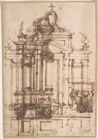 Architectural Drawing — Anonymous, Italian, 16th century — ujęcie 2