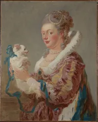 Marie Emilie Coignet de Courson (1716–1806) with a Dog — Jean Honoré Fragonard — ujęcie 2