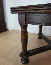 antyk mebel długi mocno rozkładany 396cm stół — ujęcie 4