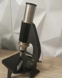 Zabytkowy mikroskop Winkel-Zeiss Göttingen ok. 1935 r. | Vintage Antyk  Dekoracja — ujęcie 5