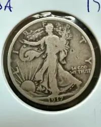 1/2 (pół dolara) 108 lat Srebro. $ Dolar — ujęcie 5