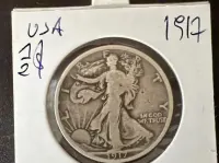 1/2 (pół dolara) 108 lat Srebro. $ Dolar — ujęcie 3