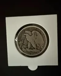 1/2 (pół dolara) 108 lat Srebro. $ Dolar — ujęcie 4