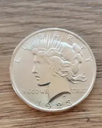 1 Dolar Pokoju 1923 r. Oryginał w bardzo dobrym stanie — ujęcie 3