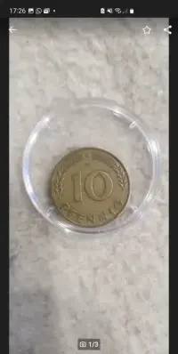 10 fenigow 1950 D. — ujęcie 4