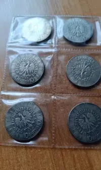 10 zł Piłsudski  Monety  6 szt — ujęcie 2