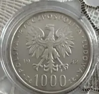 1000 zł Jan Paweł II 1982 — ujęcie 2